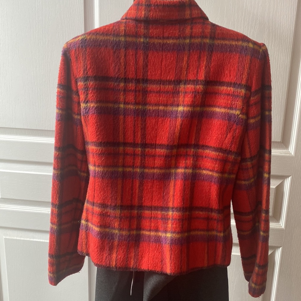 PRE-OWNED WOMEN’S REQUIREMENT PLAID JACKET - Picture 7 of 8
